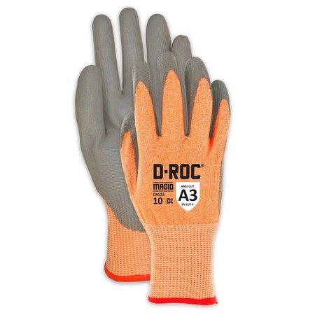 MAGID DROC DX Technology DXG22 18gauge Polyurethane Palm Coated Coreless Work Glove  Cut Level A3 DXG22-10